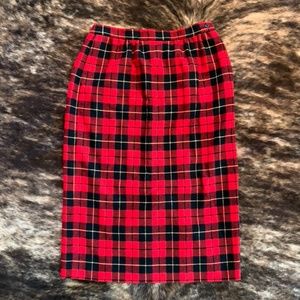 Vintage Pendleton "Wallace Tartan" Pencil Skirt
